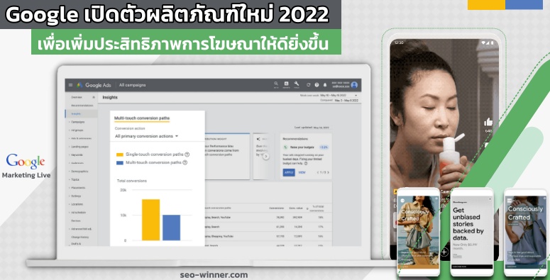 Google เปิดตัวผลิตภัณฑ์ใหม่ 2022 เพื่อเพิ่มประสิทธิภาพการโฆษณาให้ดียิ่งขึ้น by seo-winner.com